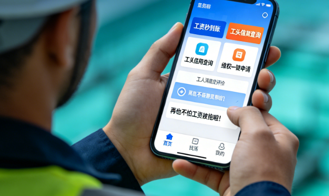 工头跑路、工资被拖？这样的劳务APP才是工人想要的