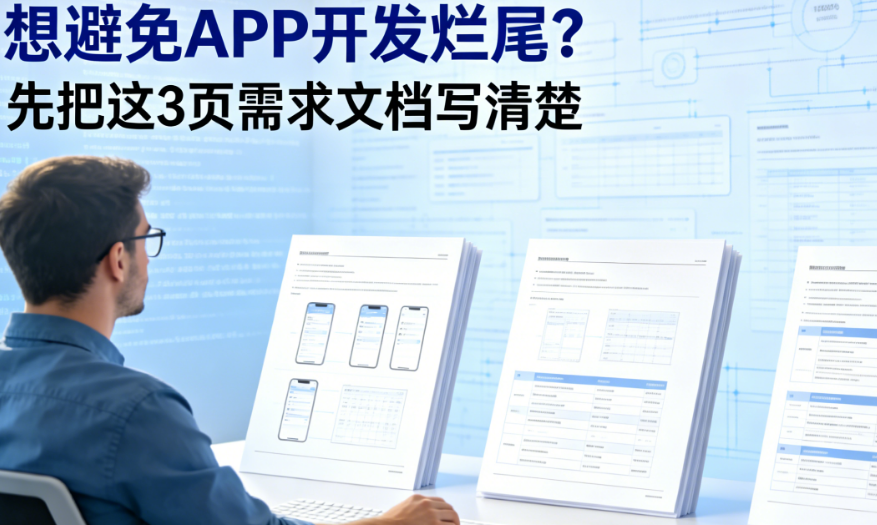想避免APP开发烂尾?先把这3页需求文档写清楚