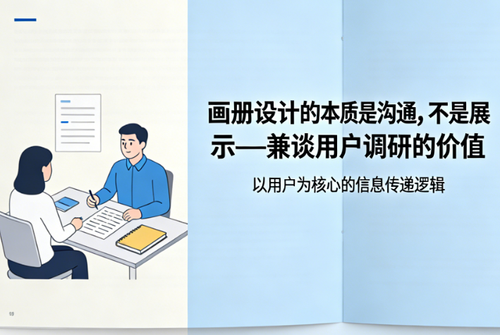 画册设计的本质是沟通，不是展示——兼谈用户调研的价值