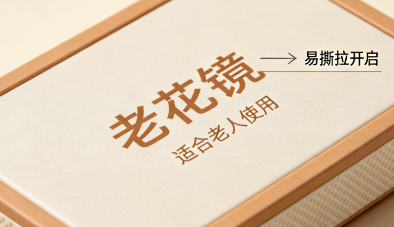 翻盖、抽拉、磁吸还是撕拉？老花镜包装哪种开启方式最适合老人？
