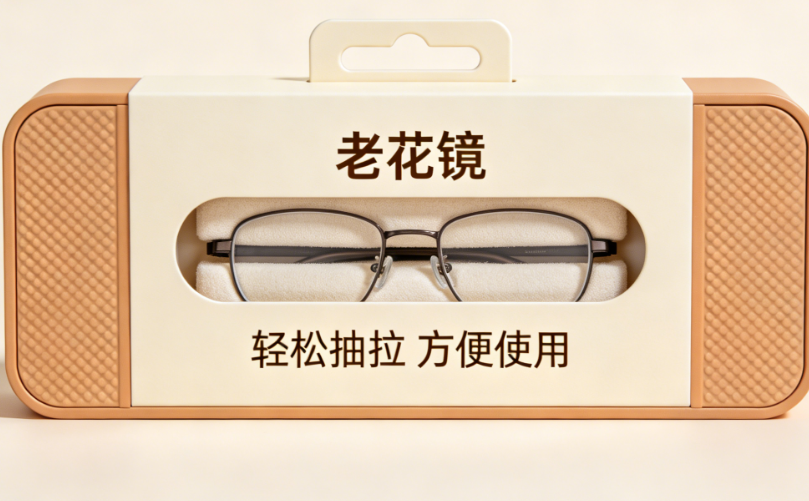 翻盖、抽拉、磁吸还是撕拉？老花镜包装哪种开启方式最适合老人？
