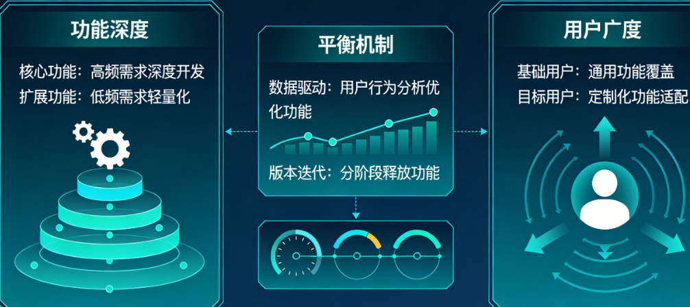 垂直场景APP如何平衡“功能深度”和“用户广度”?