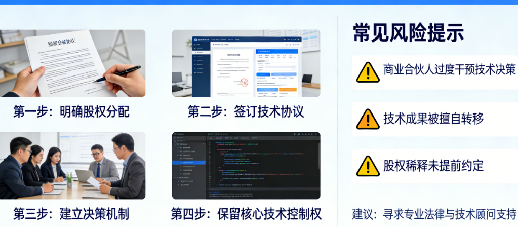 创业合伙人中,技术合伙人如何防止被不懂行的商业合伙人“坑”?