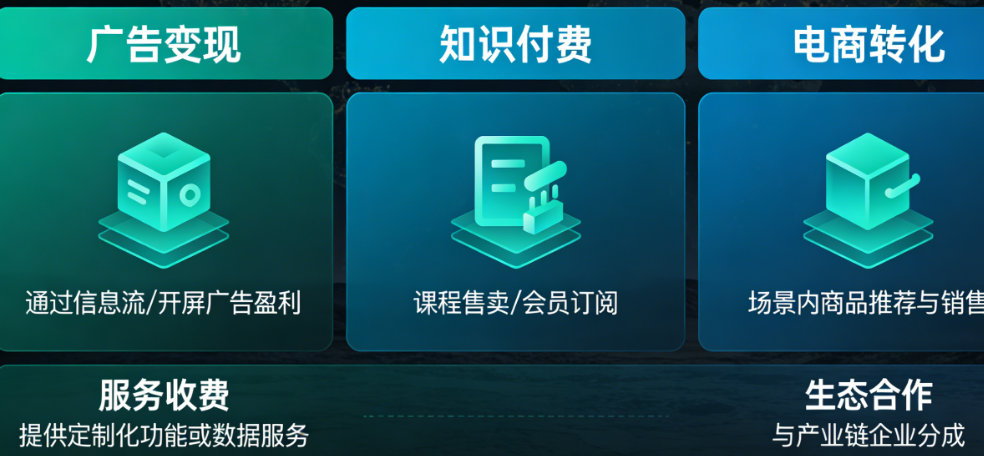 垂直场景APP的商业模式有哪些？只能靠广告和卖课吗？