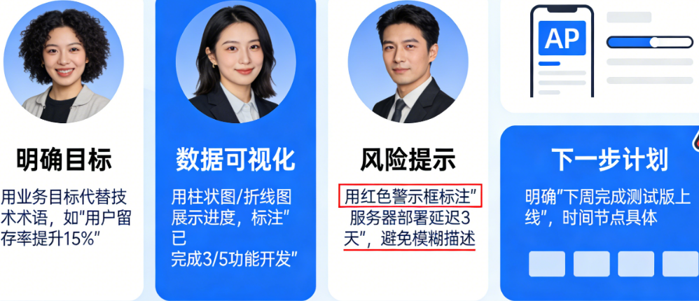 怎么向外行汇报APP项目进度,才能避免他们瞎指挥?