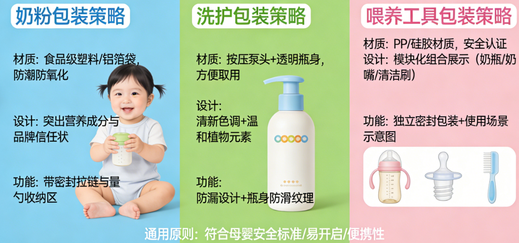 品类即场景：如何根据奶粉、洗护、喂养工具选择包装策略？