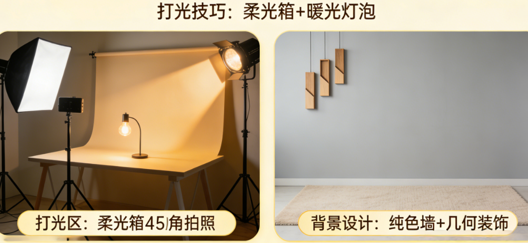 别让廉价感毁了你的产品!低成本直播间的高级感打光与背景设计