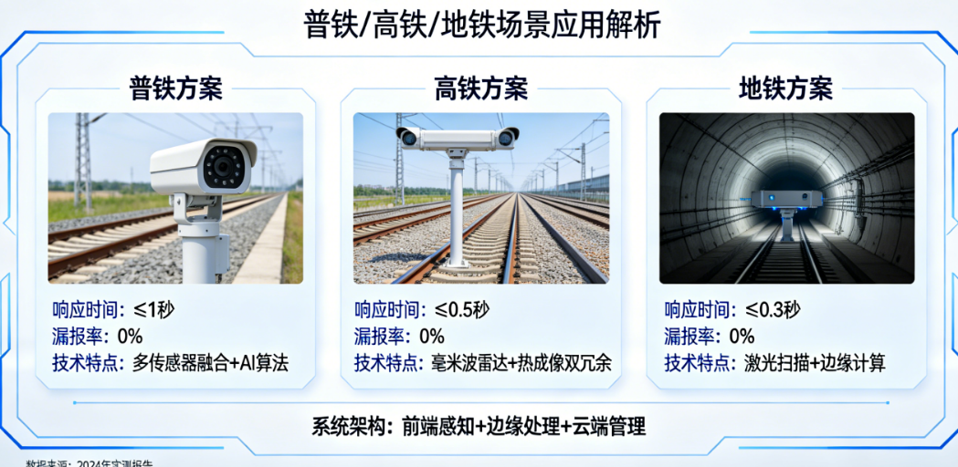 别让监控沦为摆设!轨道异物识别系统如何做到秒级响应、零漏报?附普铁/高铁/地铁方案对比