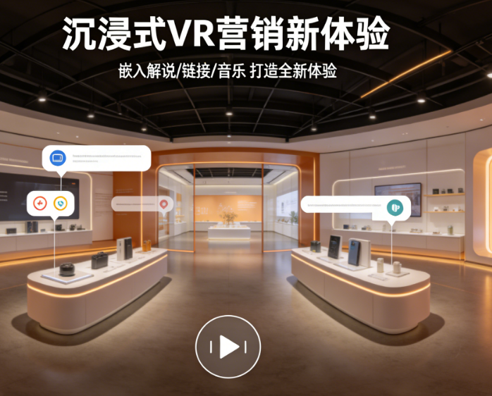 VR全景还能这么玩?嵌入解说、链接、音乐,打造沉浸式沉浸式营销新体验