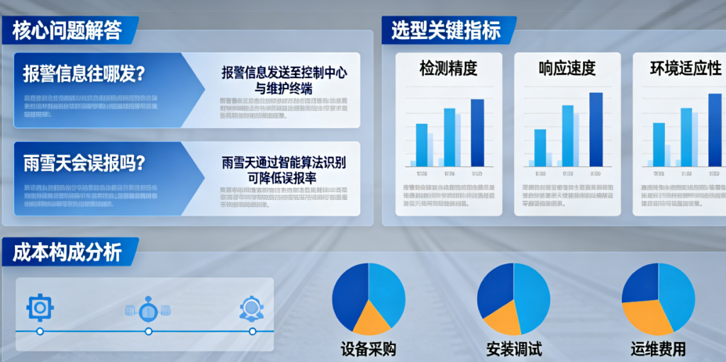 报警信息往哪发？雨雪天会误报吗？——轨道异物监控系统的选型与成本深度解析