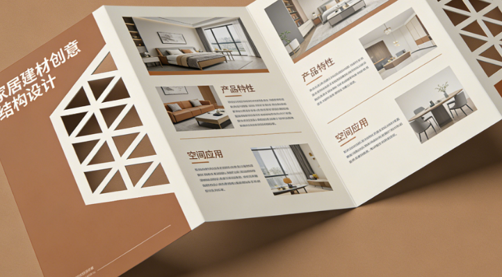 会“动”的宣传册：折页、拉页、镂空、异形开本——家居建材画册的结构设计创意