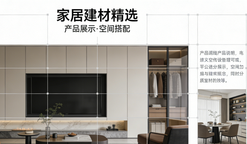 大图、留白、网格系统：家居建材画册的排版逻辑与阅读动线设计