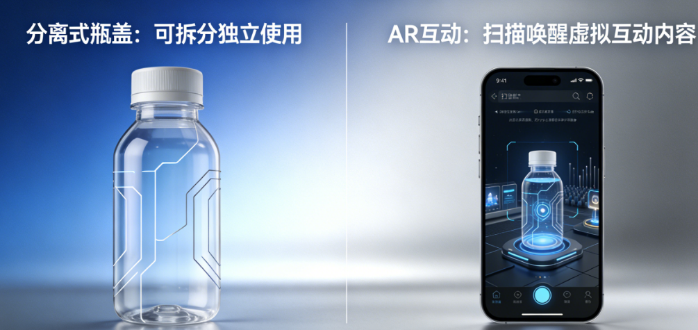 2026奶茶包装新趋势：从分离式瓶盖到AR互动，用技术创新让包装“活”起来
