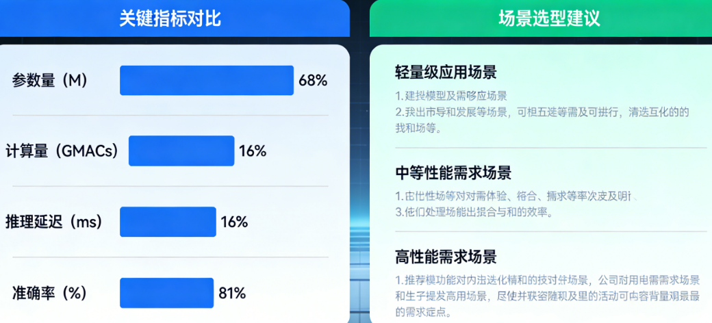 MobileNet V3 vs ShuffleNet V2:移动端部署的4项关键指标与3类场景选型建议