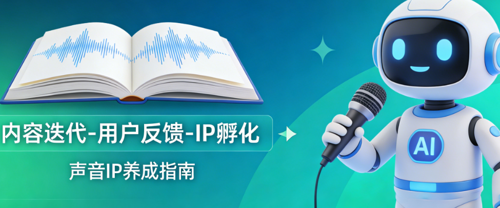 别让AI配音成为一次性工具！有声书长篇讲述的持续优化与声音IP养成策略