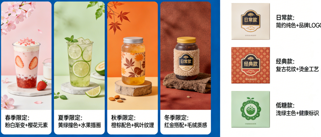 季节限定款vs常规款:奶茶品牌不同场景下的包装设计策略与预算分配方案