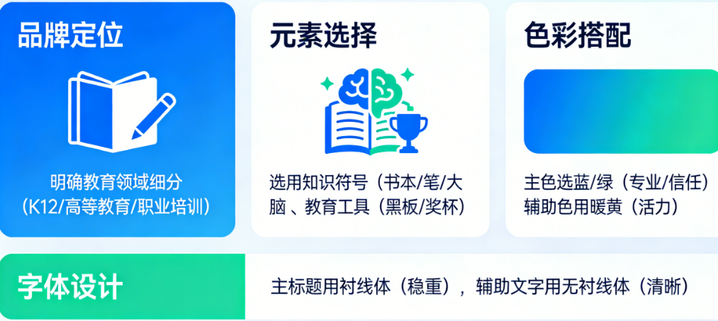 教育商标怎么设计才显专业?核心注意事项是什么?