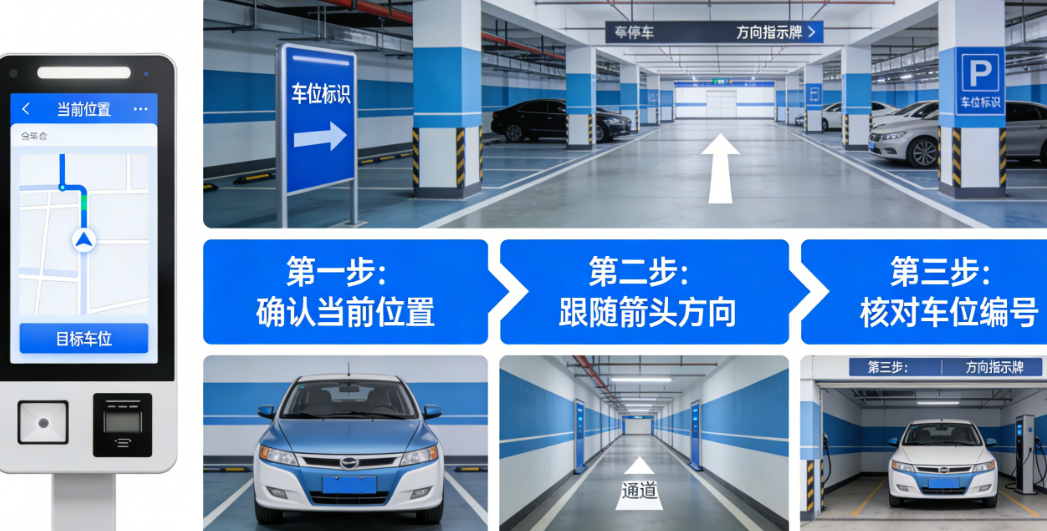 从屏幕到车位的最后一公里:寻车机路线图怎么看、怎么跟、迷路了怎么办