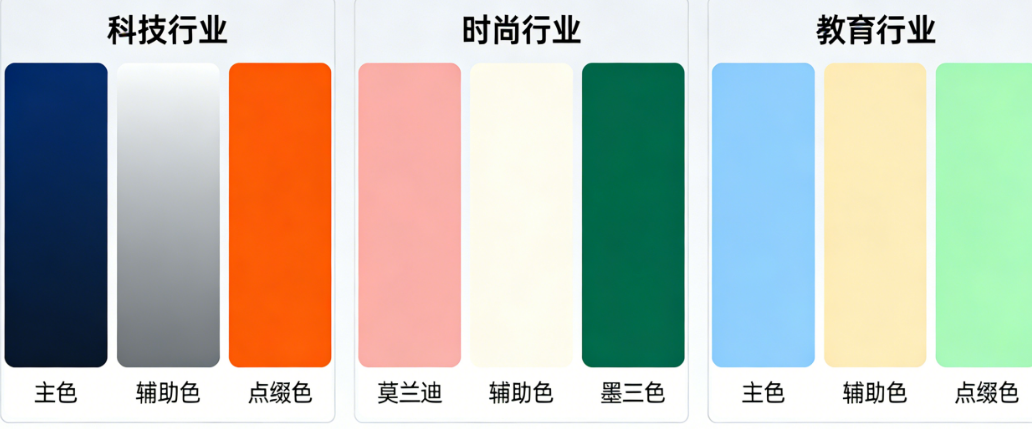 避开广告配色雷区！不同风格+行业的高级搭配思路