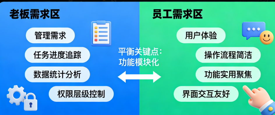 老板想要的vs员工爱用的：办公APP协同功能如何平衡管理需求与用户体验