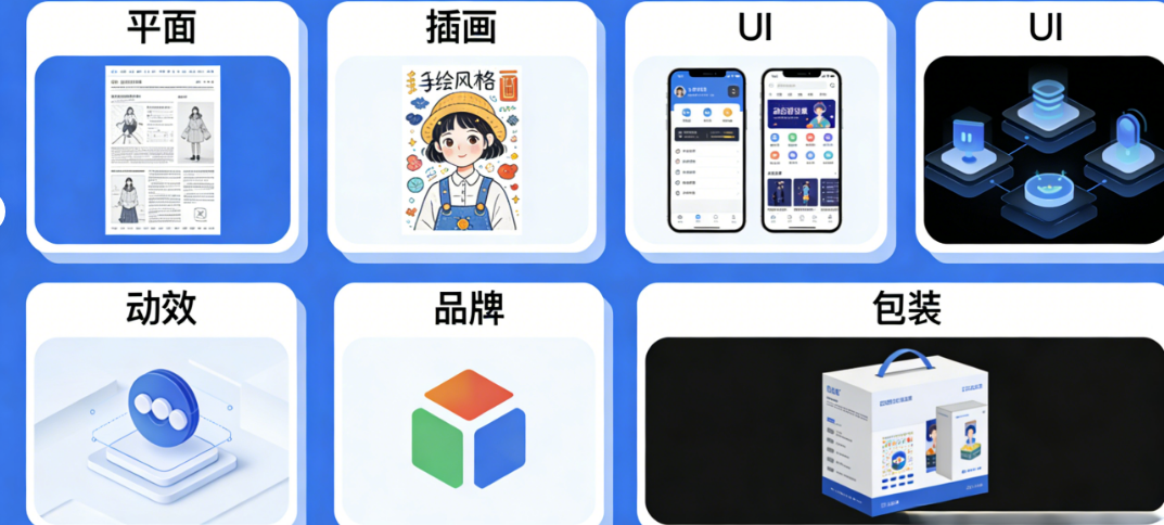 视觉传达设计的6个核心领域：平面、插画、UI、动效、品牌、包装全解析