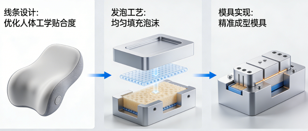 线条画好了，做得出来吗？U型枕线条设计与发泡工艺、模具实现的协同