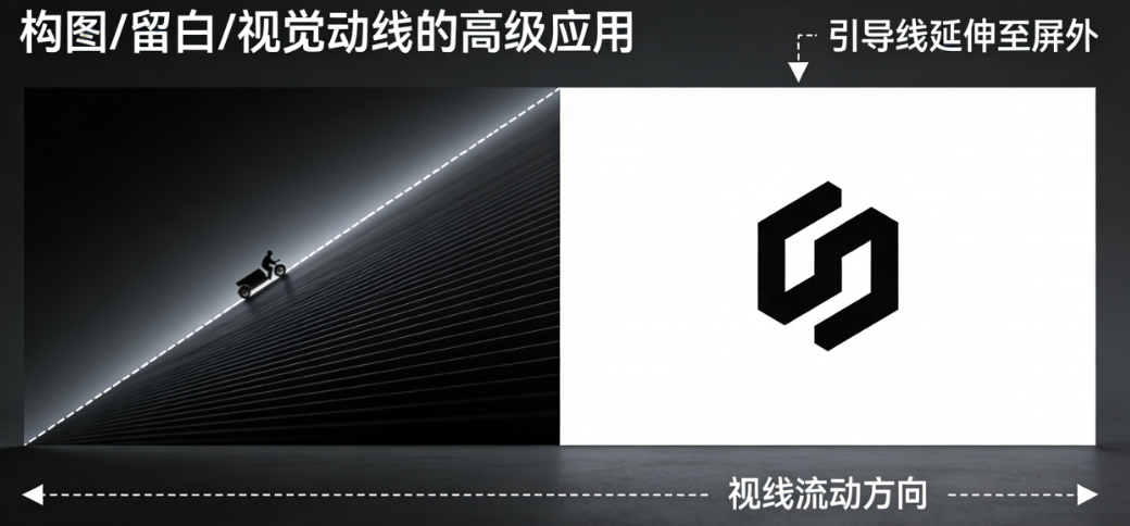 平面广告怎么做出“屏外张力”?构图、留白、视觉动线的进阶玩法