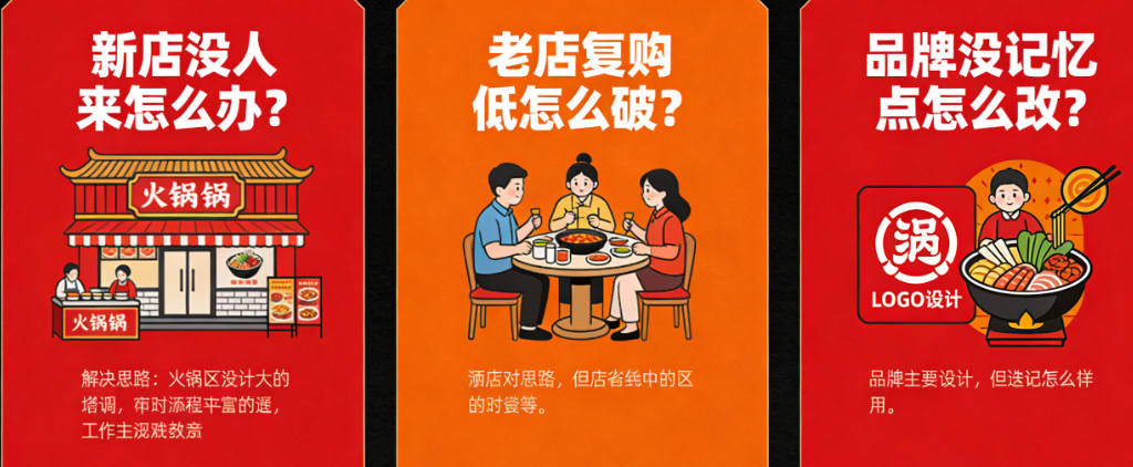 新店没人来怎么办？老店复购低怎么破？品牌没记忆点怎么改？——火锅营销三大核心问题一次讲透