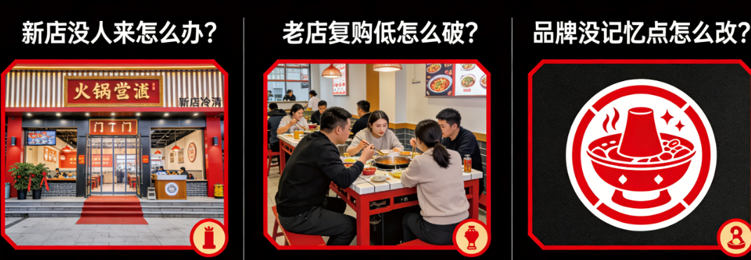 新店没人来怎么办？老店复购低怎么破？品牌没记忆点怎么改？——火锅营销三大核心问题一次讲透