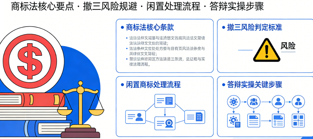 吃透《商标法》,远离撤三风险!商标闲置处理与答辩实操指南
