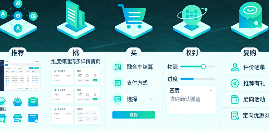 平台型商城用户端怎么设计?从逛、挑、买、收到复购,完整用户体验旅程优化