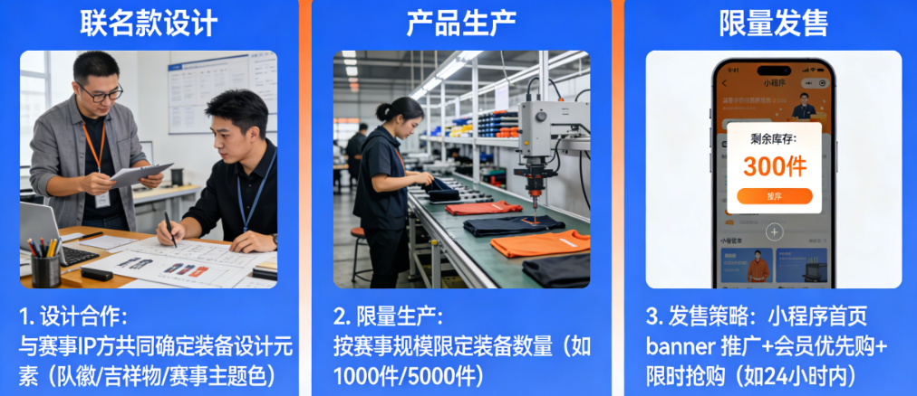 运动小程序怎么借赛事IP卖装备？从联名款设计到限量发售，完整的IP变现指南