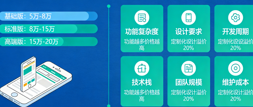手机网站定制开发要花多少钱?2026年最新市场报价区间与6大影响因素全解析