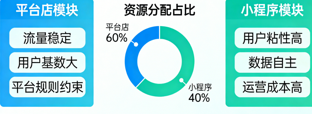 既有平台店,又想开小程序?双线并行的商家如何平衡资源、避免左右互搏?