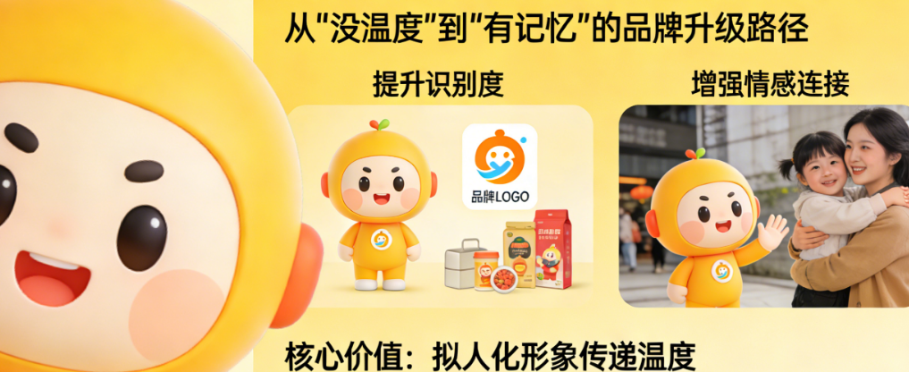 品牌没温度?用户记不住?揭秘吉祥物如何解决企业品牌识别度与情感连接的双重困境