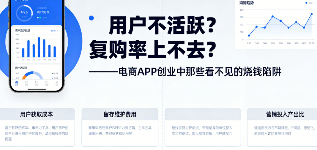 用户不活跃?复购率上不去?——电商APP创业中那些看不见的烧钱陷阱