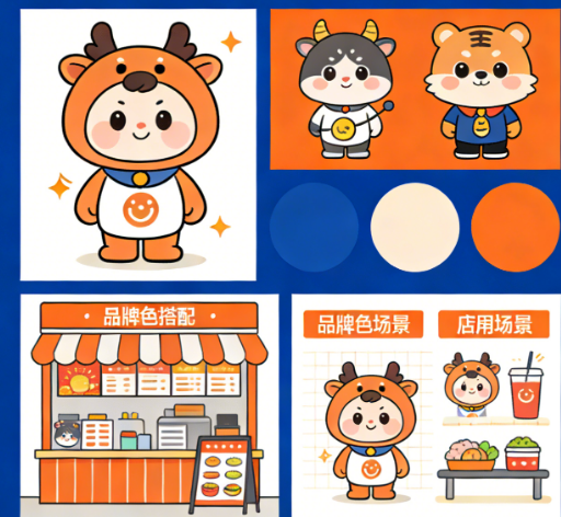 餐饮吉祥物都做什么设计?怎么设计?如何落地?——从形象创意到门店应用的完整指南