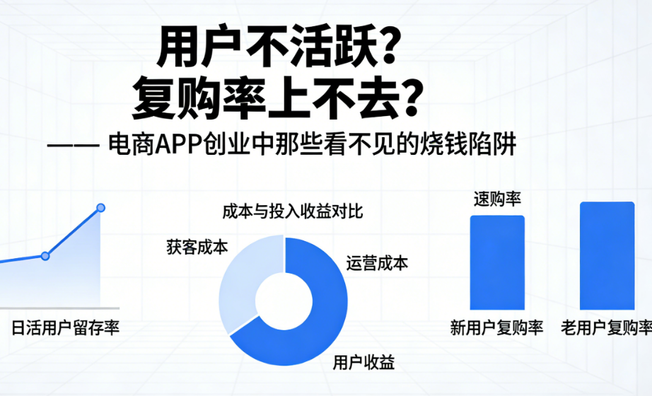 用户不活跃?复购率上不去?——电商APP创业中那些看不见的烧钱陷阱
