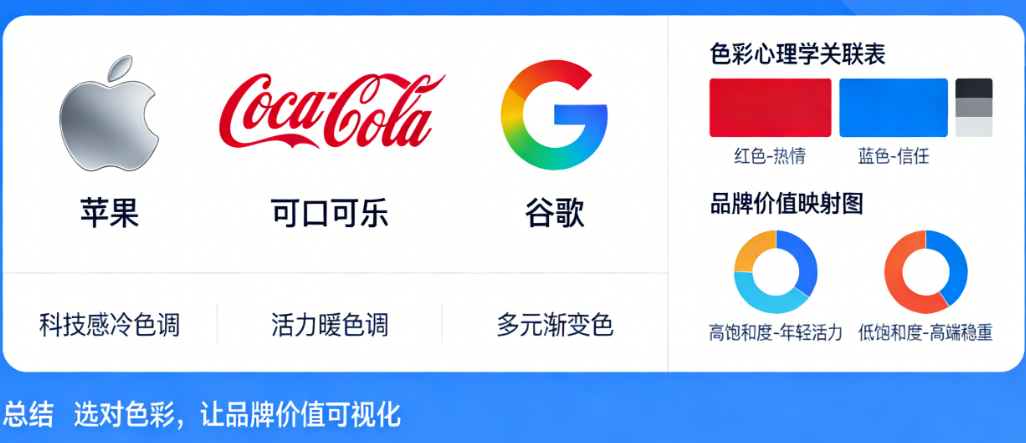 别让logo色彩成为品牌短板!五百强案例告诉你如何用色彩传递品牌价值
