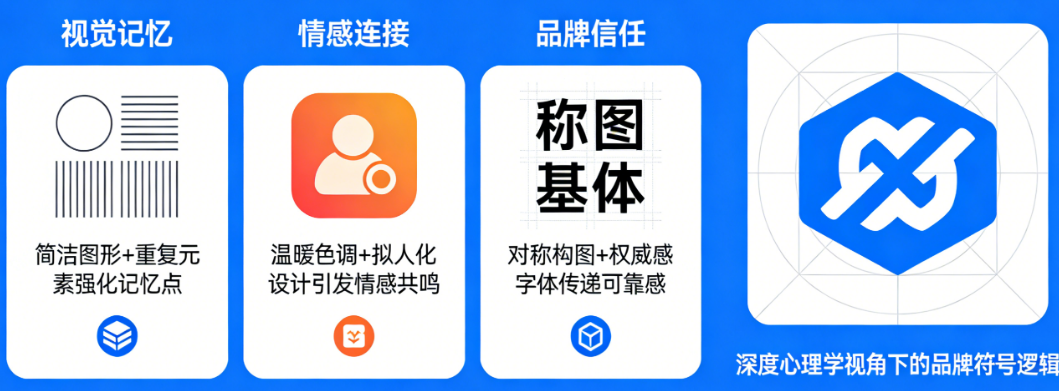 优秀logo设计怎么“套路”人于无形?从视觉记忆、情感连接到品牌信任的深度心理学拆解