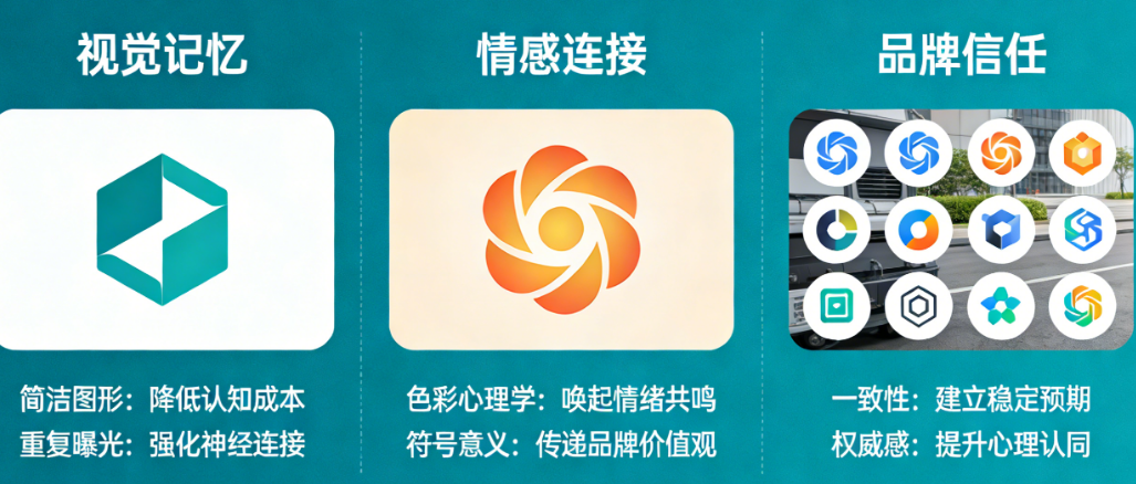 优秀logo设计怎么“套路”人于无形?从视觉记忆、情感连接到品牌信任的深度心理学拆解