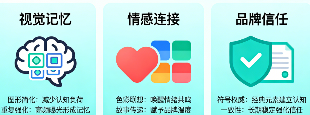 优秀logo设计怎么“套路”人于无形?从视觉记忆、情感连接到品牌信任的深度心理学拆解