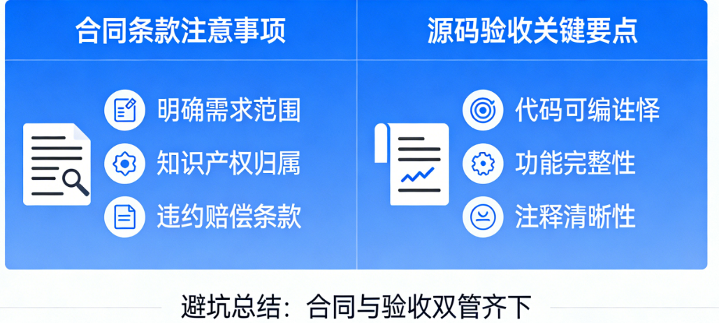 找外包别踩坑!从合同条款到源码验收,创业者的APP源码交付避坑完整指南