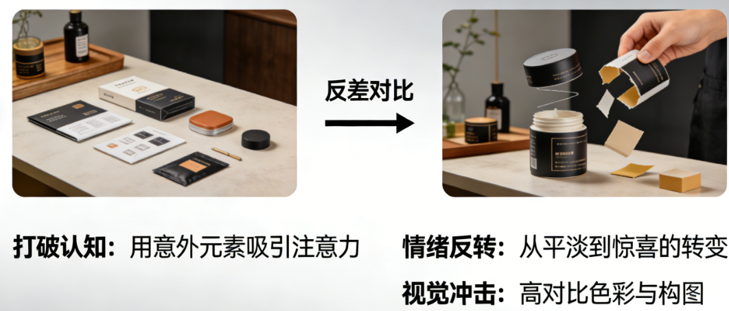 反常识、反套路、反常规:创意广告如何用“反差感”让用户停下来?