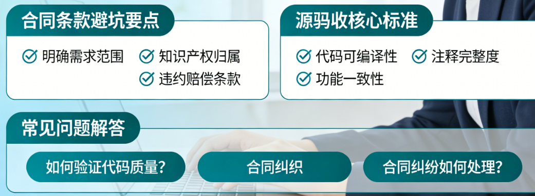 找外包别踩坑!从合同条款到源码验收,创业者的APP源码交付避坑完整指南
