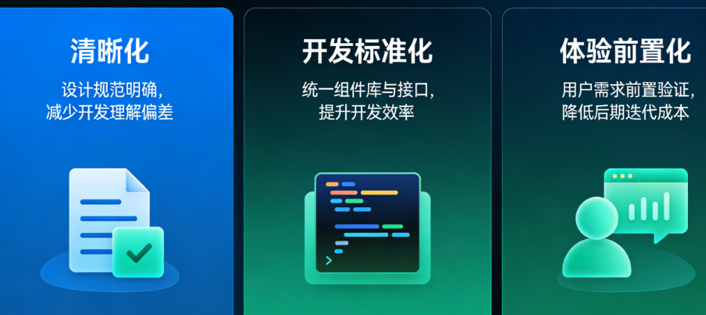 需求清晰化 vs 开发标准化 vs 体验前置化：APP设计对开发的3大核心价值