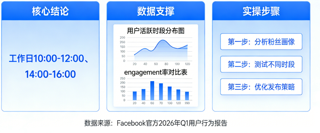 别再盲目跟风了!2026年Facebook最佳发帖时间终极指南，手把手教你找到属于你的“黄金时段”