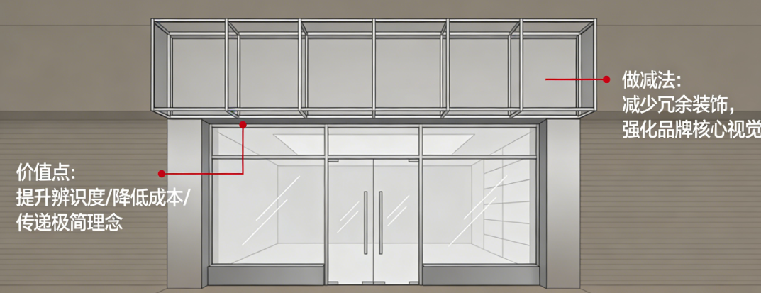 门头“做减法”为什么不仅是高级?还有什么价值?——品牌门头设计哲学全解
