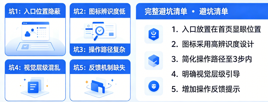 小程序入口设计最容易踩的5个坑：第二个让用户找了10秒都没找到——附完整避坑清单
