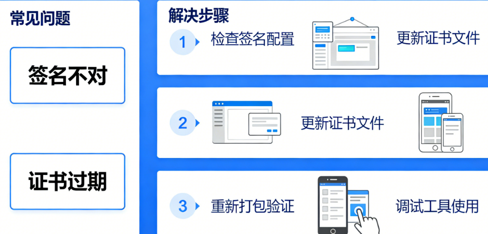 签名不对、证书过期?跨平台APP打包签名调试的完整解决方案